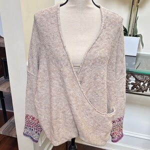 Anthropologie Pilcro Wrap Knit Sweater size 2X
